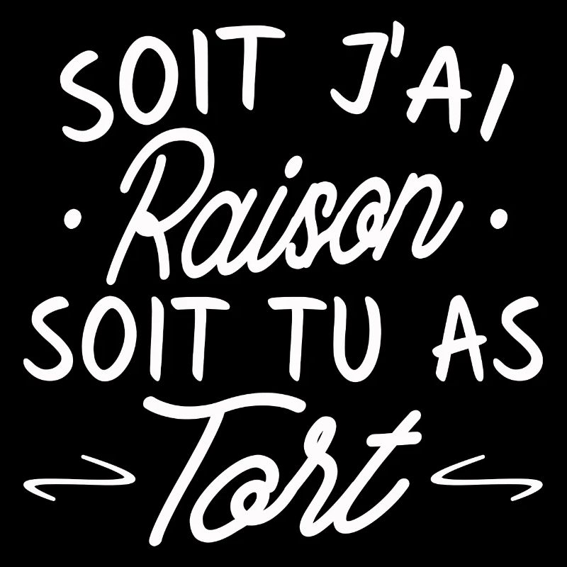 soit j ai raison soit tu as tort