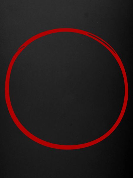 Circle painted
