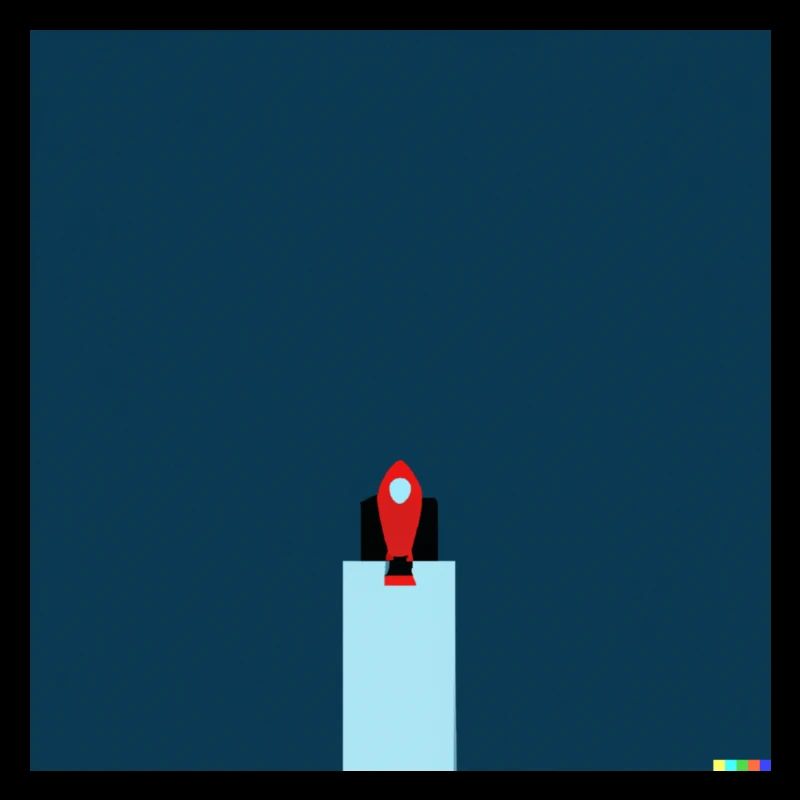 rocket in minimal space