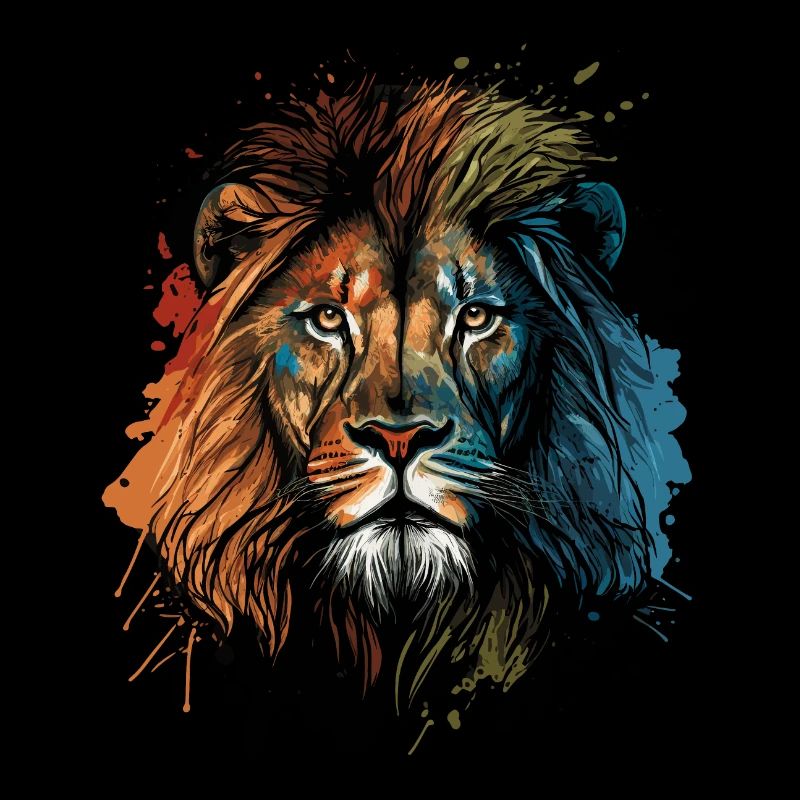 Lion Pop Art