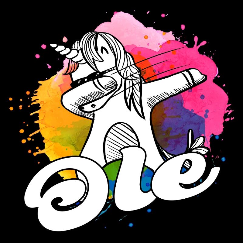 OLE - Schöner Jungen Name mit Coolem Einhorn