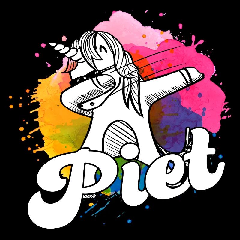 PIET - Beautiful Boy Name with Cool Unicorn