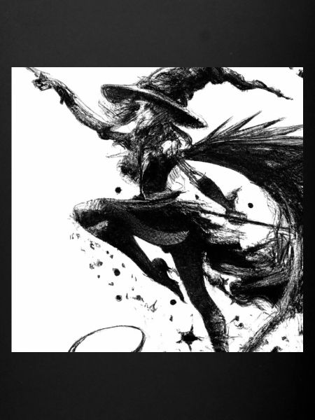 Witch drawing