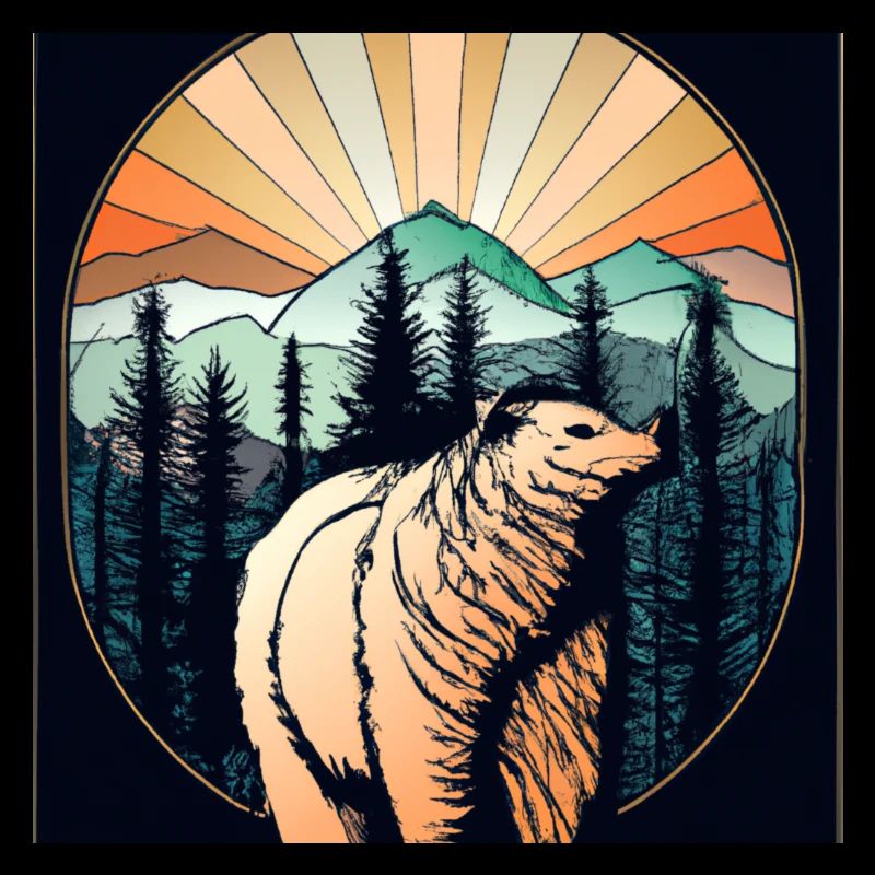 Ours dans la clairière