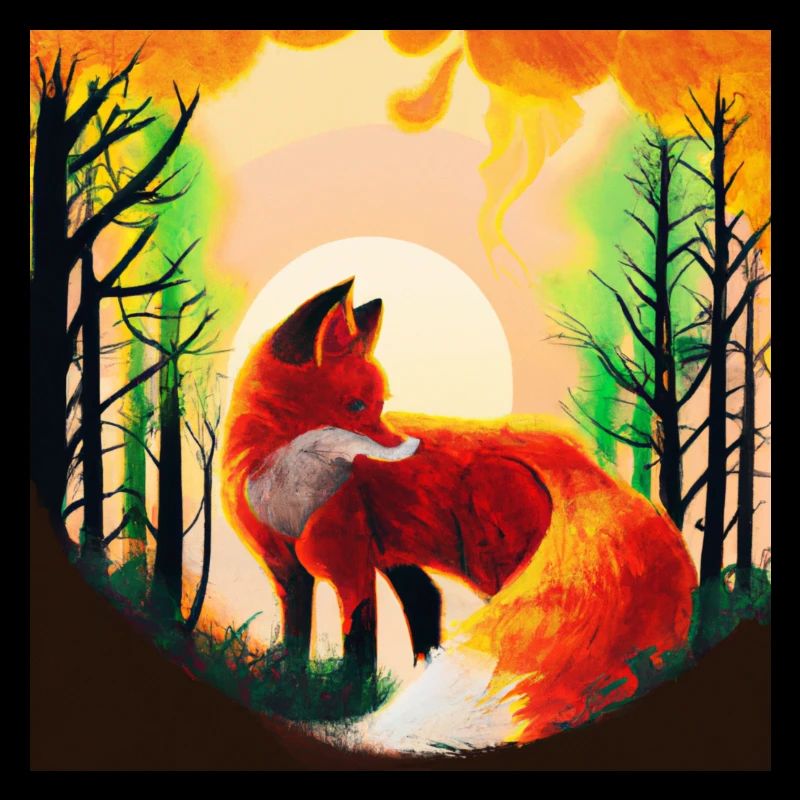 Renard dans la forêt