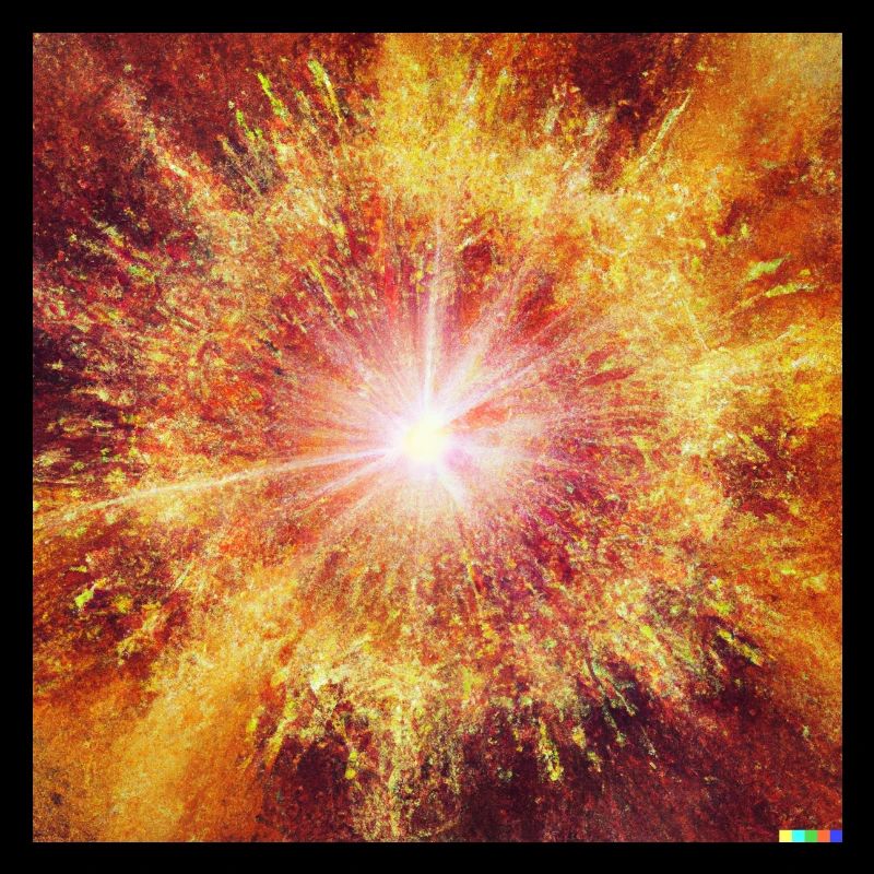 Der Urknall als Gemälde