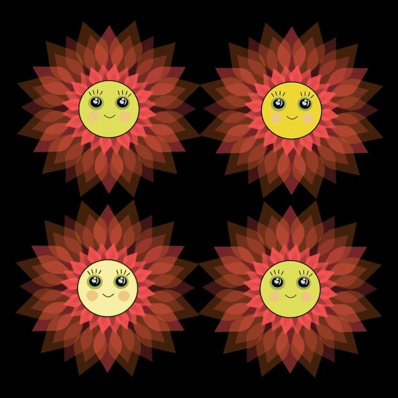 Fröhliche Sonnenblumen