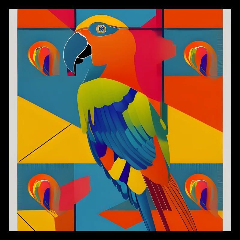Parrot colorful