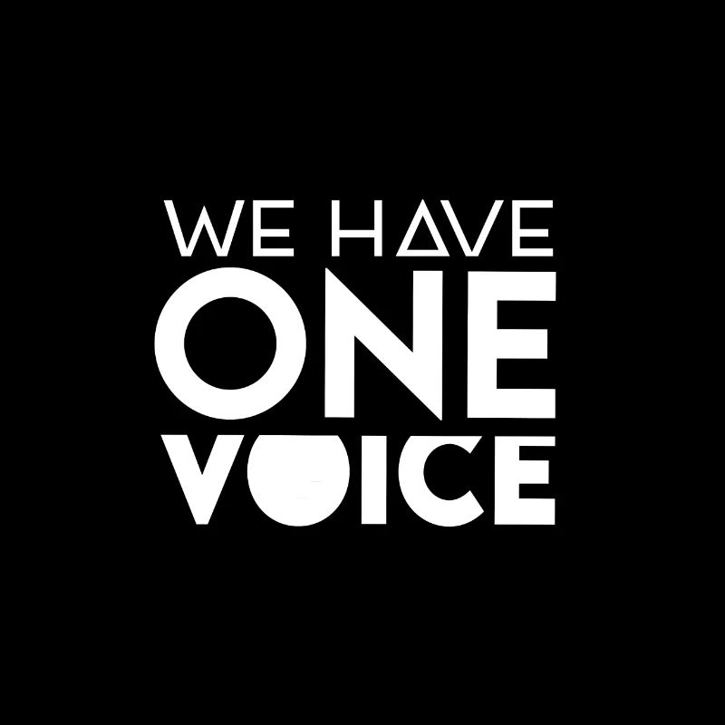 We have one voice