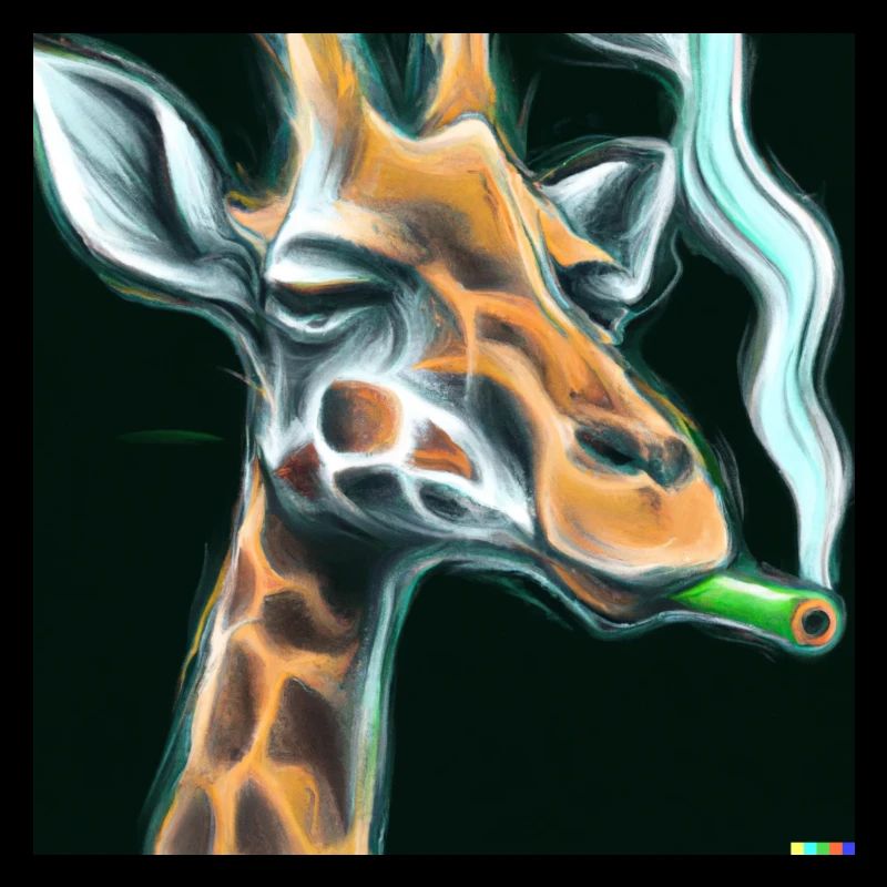 Smoking Giraffe