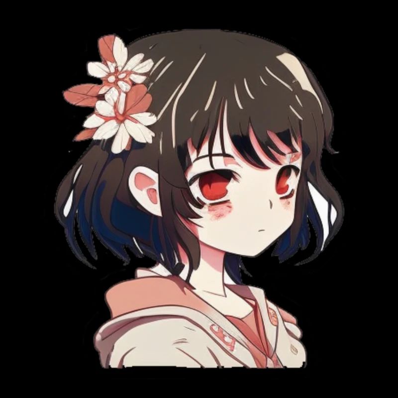 Anime Fille Mignonne Corée Fleur mignonne