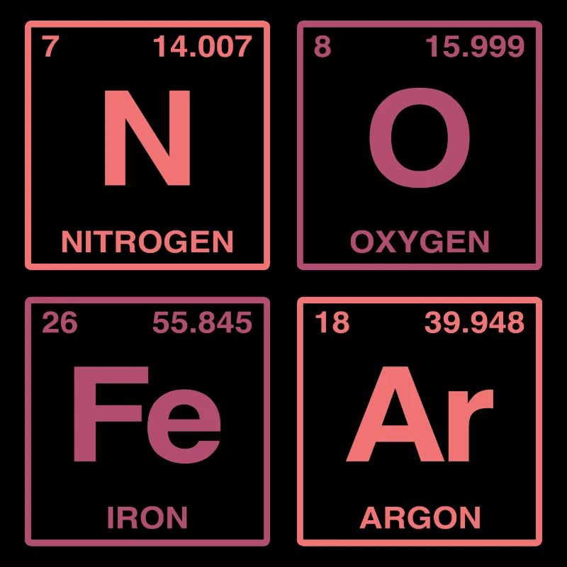 NO FEAR - mit Elementen des Perdiodensystems
