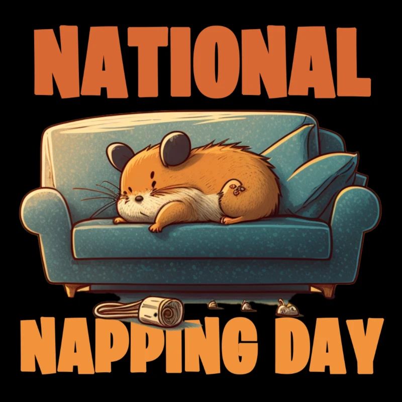 napping day hamster - hamster napping on couch