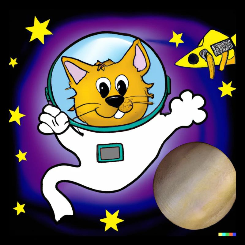 Cat in space