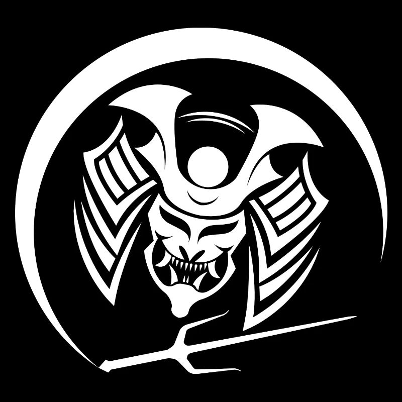 Samurai Samuraimaske Kriegermaske Oni Maske