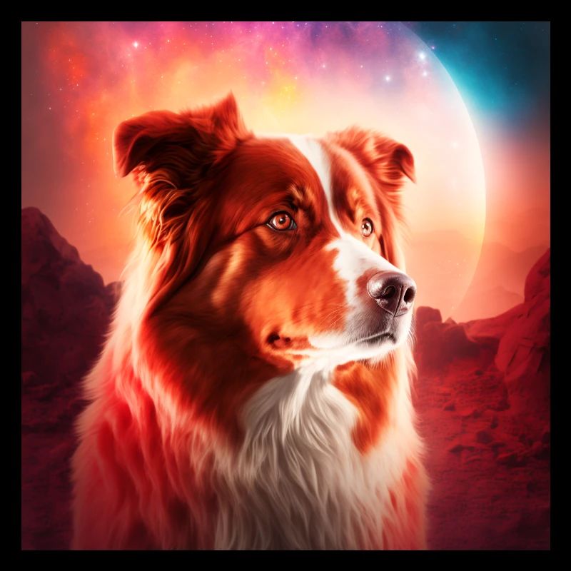 Red Australian shepherd