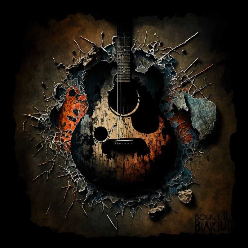 guitare révoltée