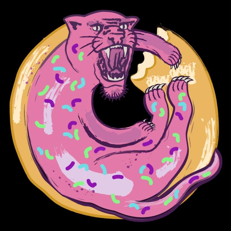 Leopard Donut 2 High Paw 10x10cm