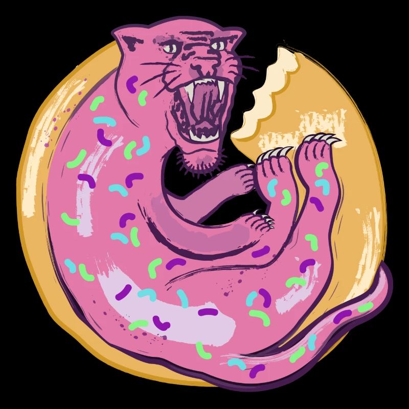 Donut léopard 1 patte basse grande