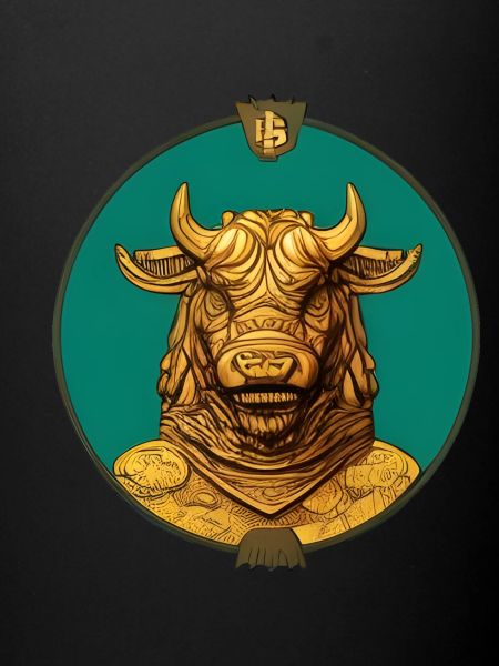 Emblème Fantasy Magic Bull