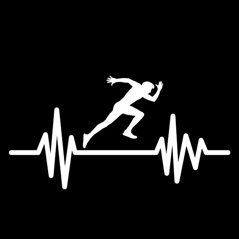 Rythme cardiaque de sprinter - Idée cadeau Sport Design