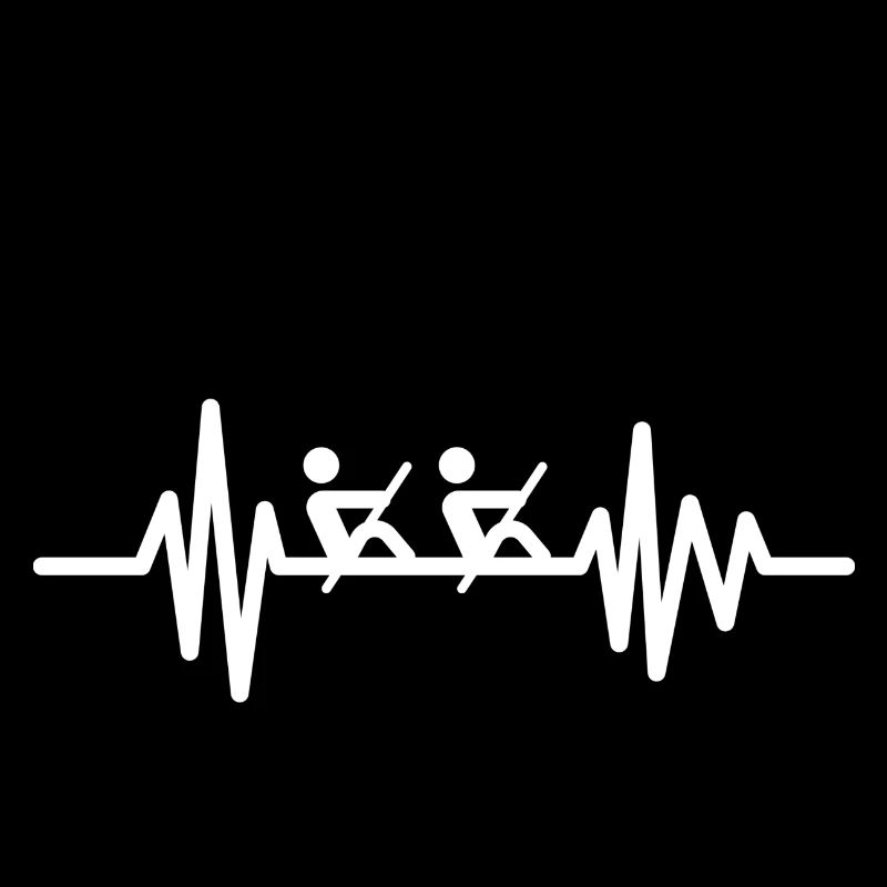 Rudder heartbeat - Rower Design Gift Idea