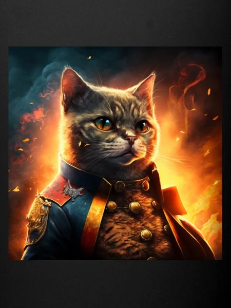 Chat maitre du monde