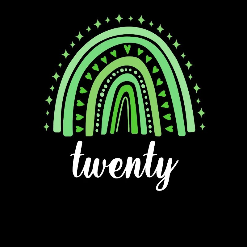 Green Rainbow Twenty Years 20th Birthday