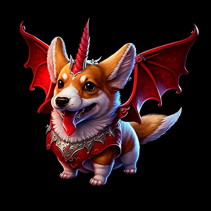 Corgi Drache