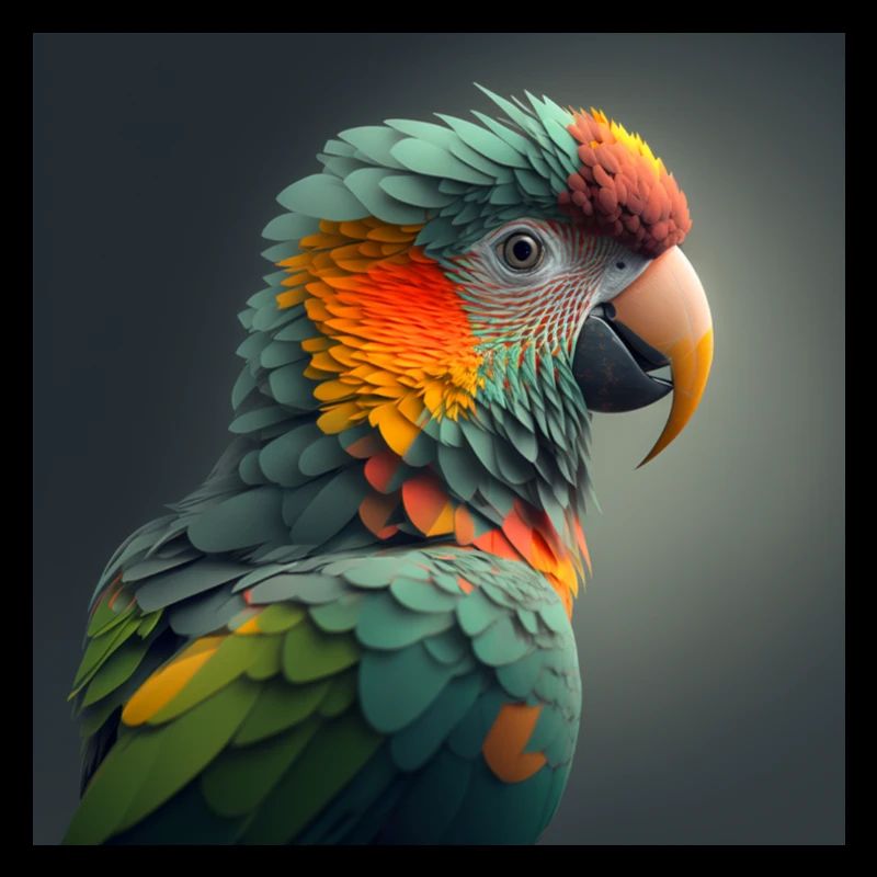 exotic parrot