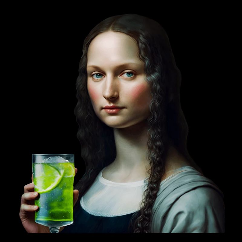 Modern Mona Lisa with G-Tonic