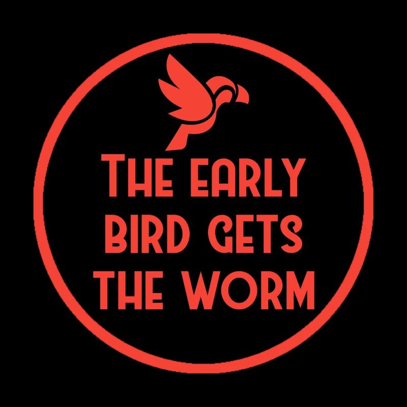 Der frühe Vogel fängt den Wurm englisch