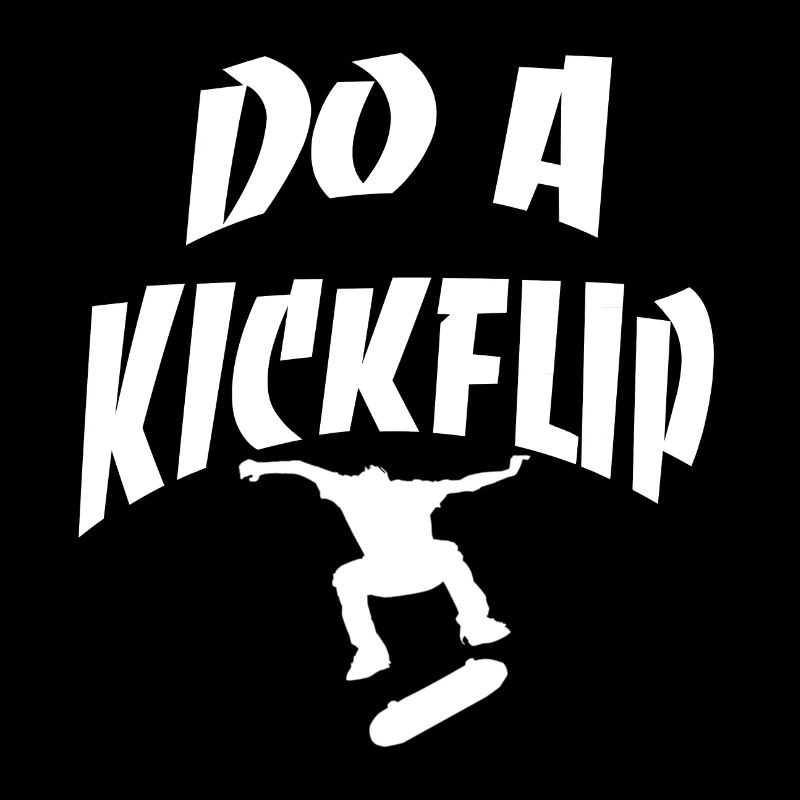 Machen Sie einen Kickflip