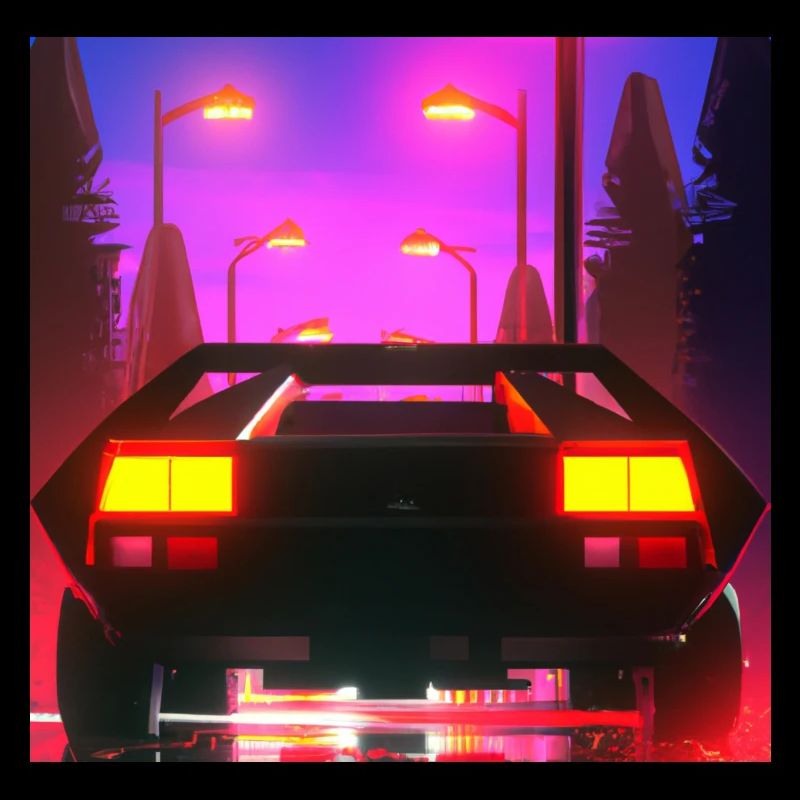 Ein cooles Auto in Retro Optik