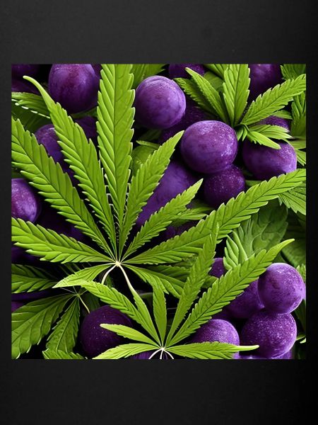 Cannabis violet design weed