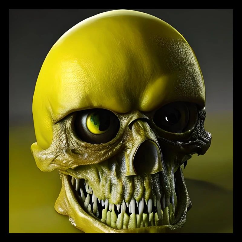 Conception de crâne de citron