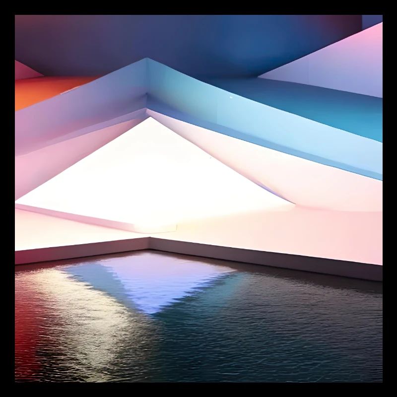 Geometric, 3D Digital Art Design