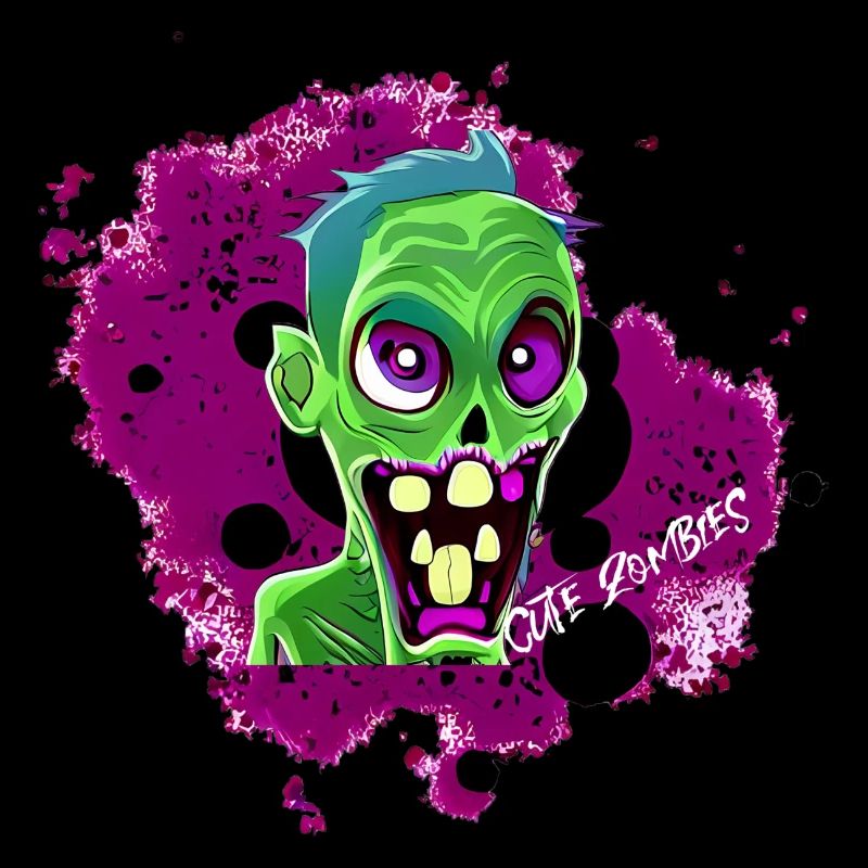 Un mignon zombie violet Bob