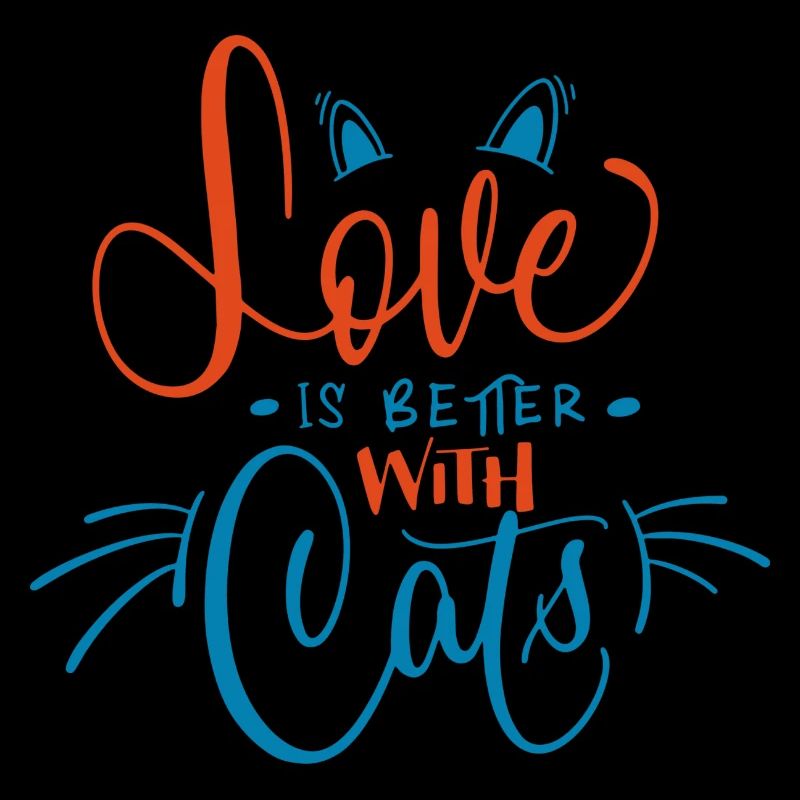 Liebe ist besser mit Katze