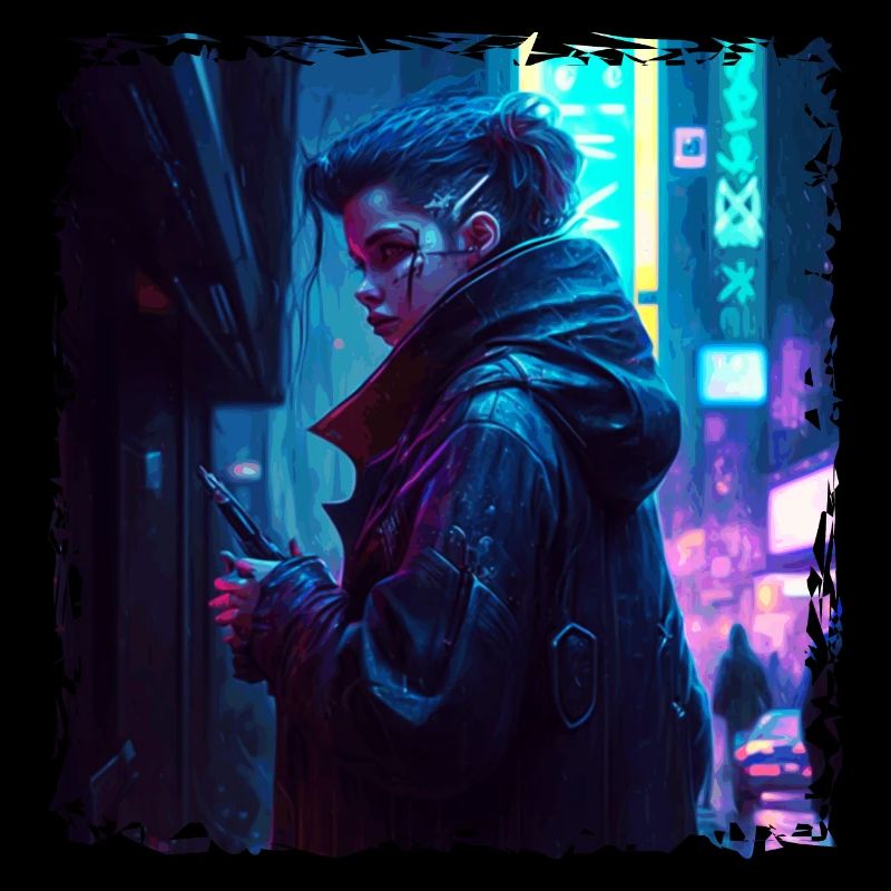 Punk dans la science-fiction et le scénario high-tech