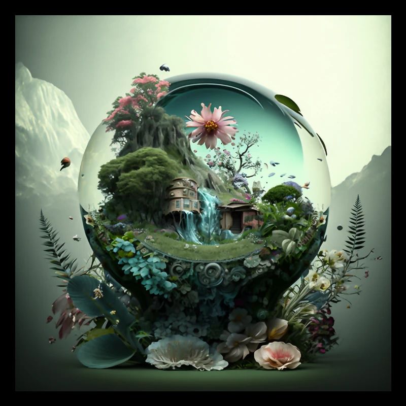 The whole world in a small drop.