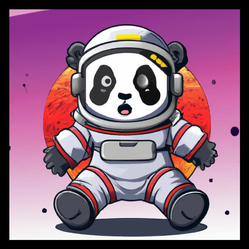 Panda Astronaute
