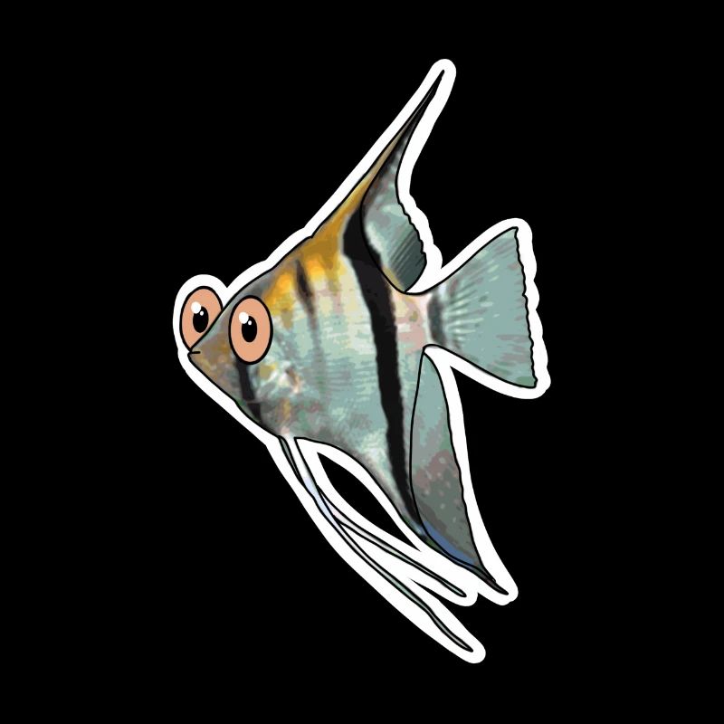 Scalaire (Pterophyllum scalare)