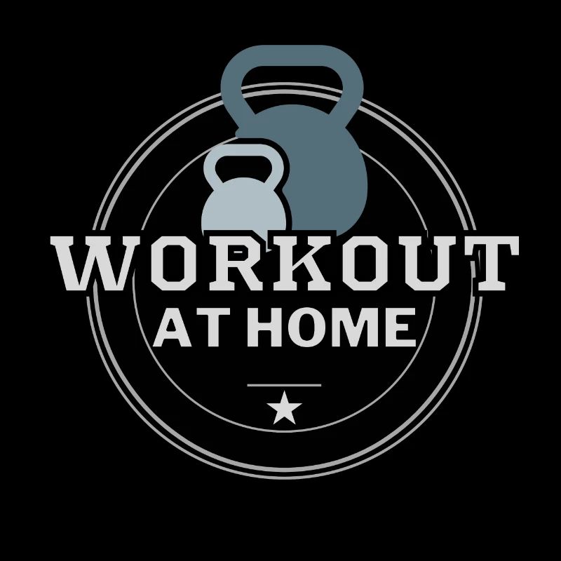 Fitness Kettlebell Gewichte Workout zu Hause