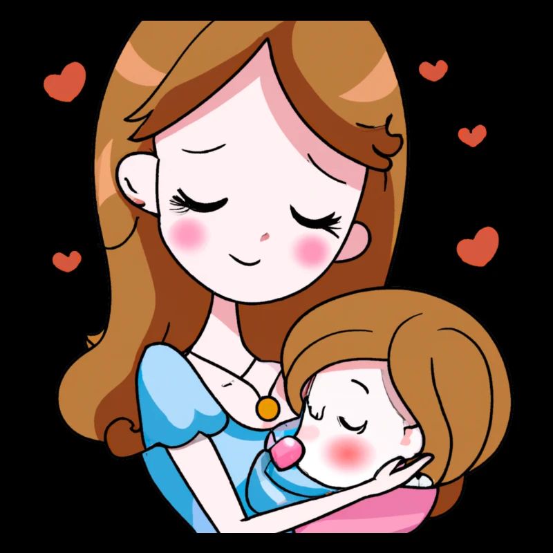 Maman et son bébé