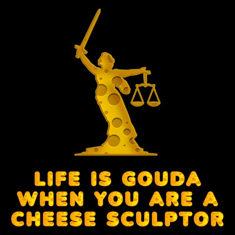 Käse Bildhauer - Gouda, Quark,