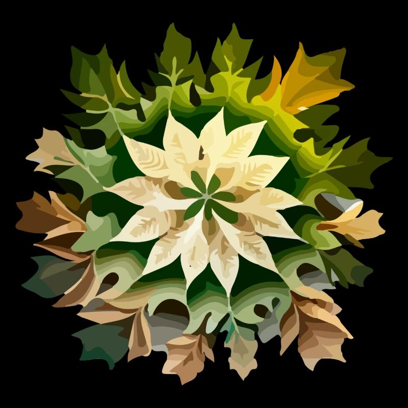 Les feuilles naturelles