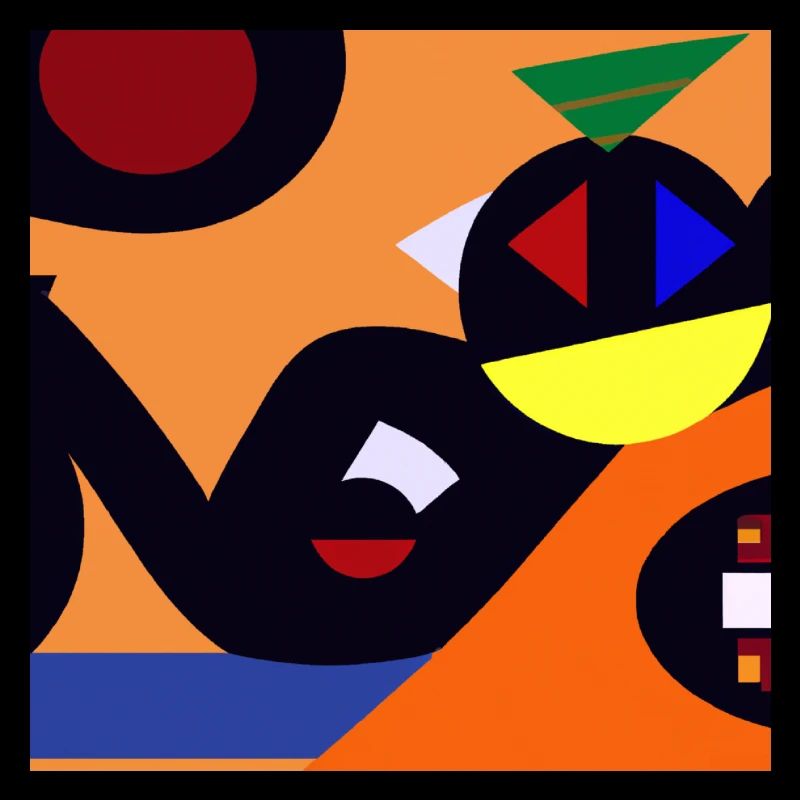 Abstrakte Formen Bunt