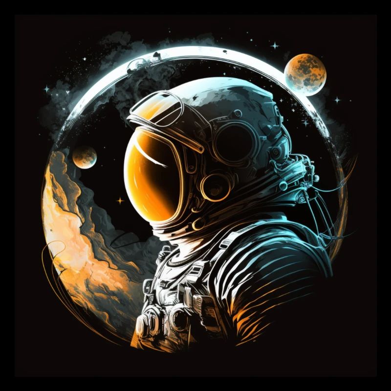 futuristic astronaut