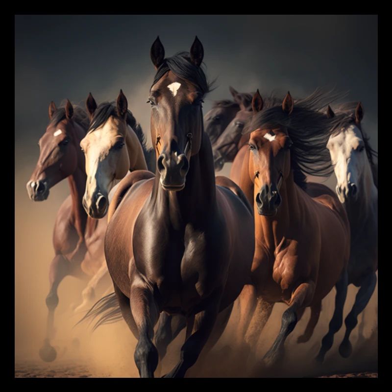 3 chevaux dans l’ouest